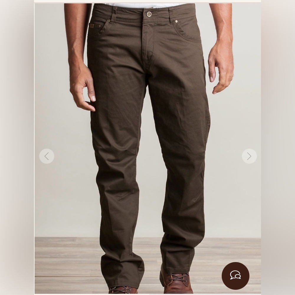 KÜHL Defyr Pants 36x30 Brown Outdoor Hiking Workwear Performance Pants